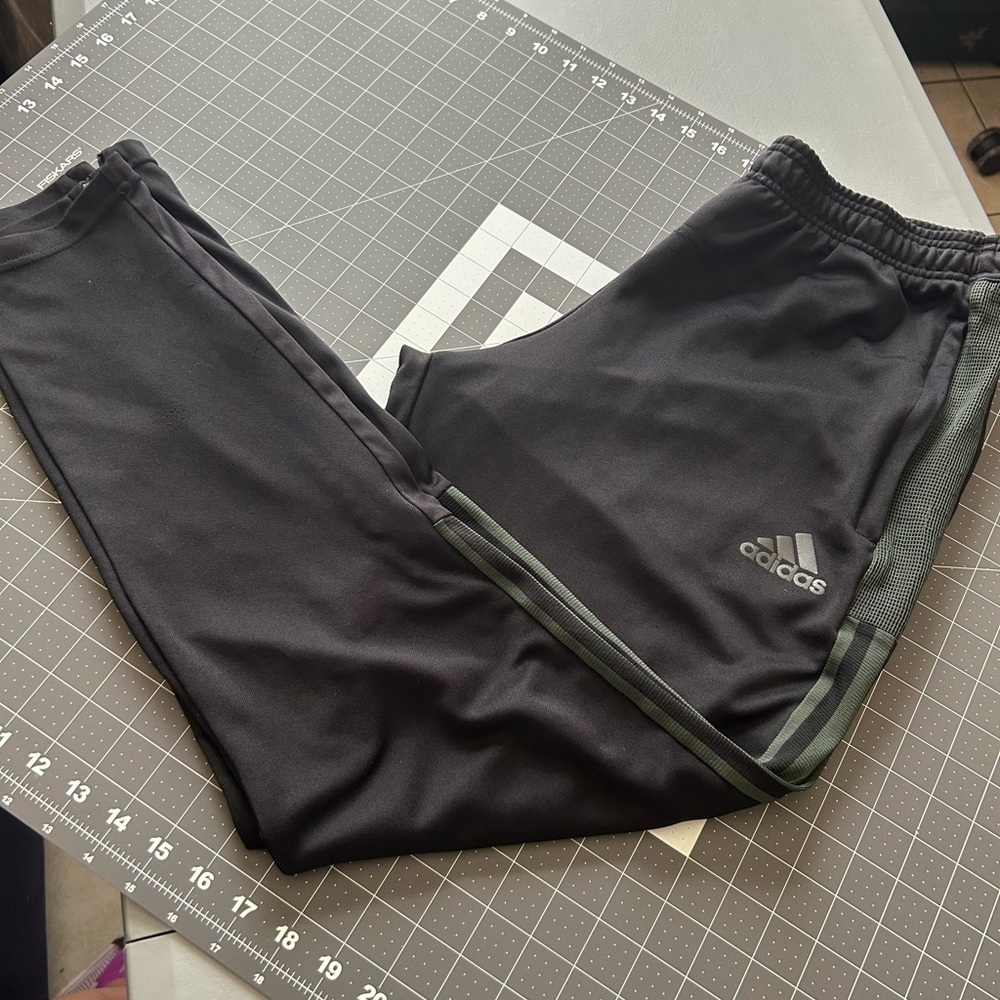 Adidas Black Joggers with Elastic Waistband - Picture 9 of 9